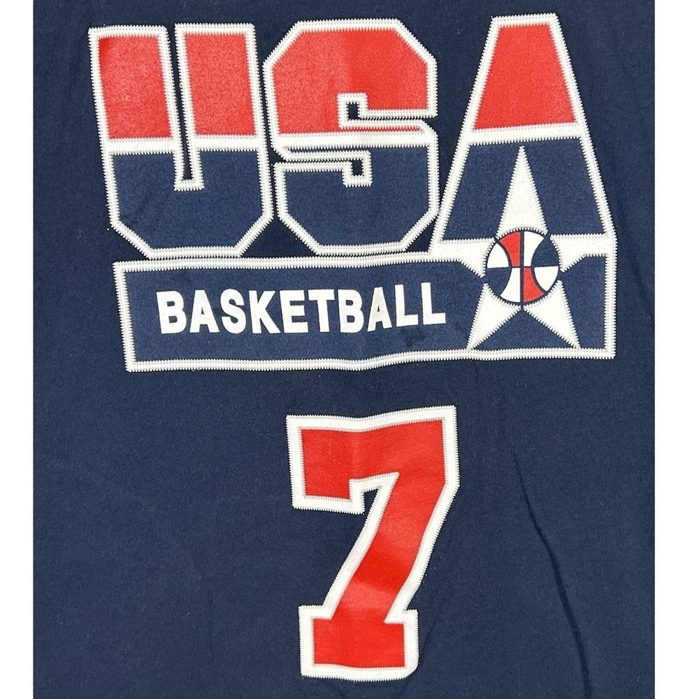 Larry BIRD USA Basketball Dream Team 1992 Mitchell And Ness T-Shirt Size Small